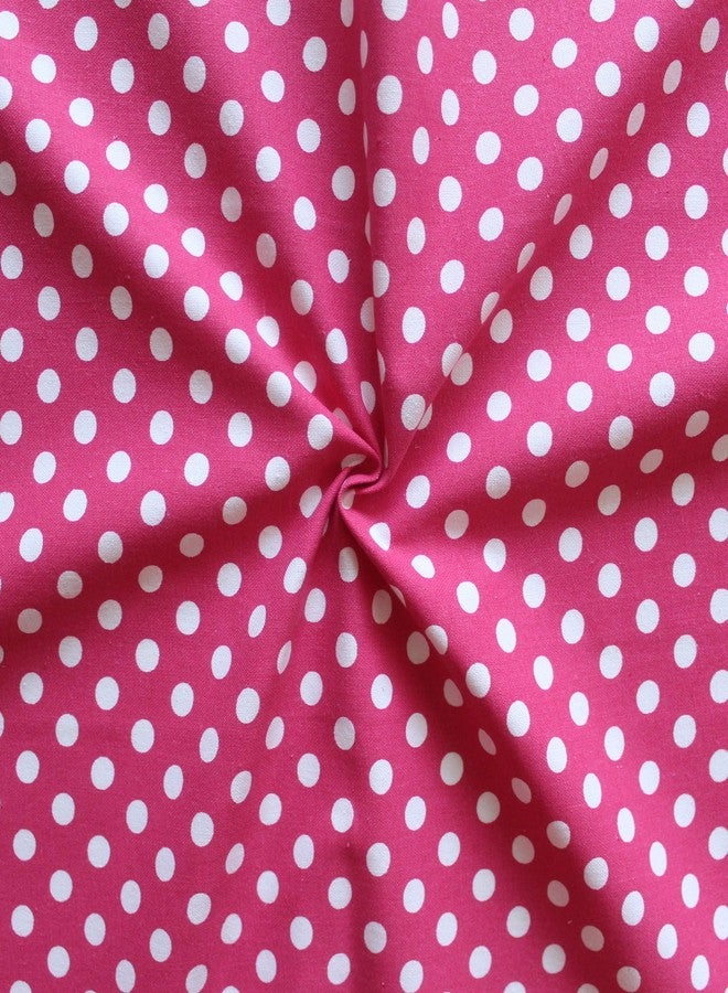AIRWILL Cotton Polka Dot Printed Free Size Apron with Center Pocket, Adjustable Buckle on Top and Long Straps (Blue,Pink, Pack of 2) - Image 3