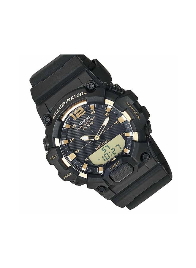 كاسيو ساعة يد رقمية وبعقارب من سلسلة يوث طراز HDC-700-9AV - قياس 49 مم - لون أسود رجال - Image 3
