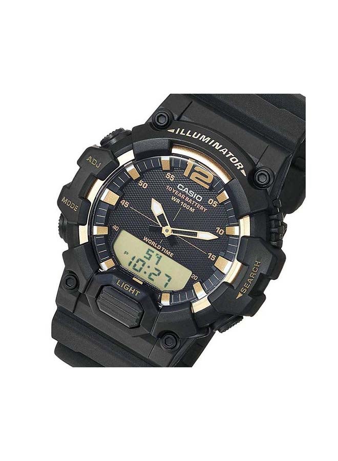 كاسيو ساعة يد رقمية وبعقارب من سلسلة يوث طراز HDC-700-9AV - قياس 49 مم - لون أسود رجال - Image 2