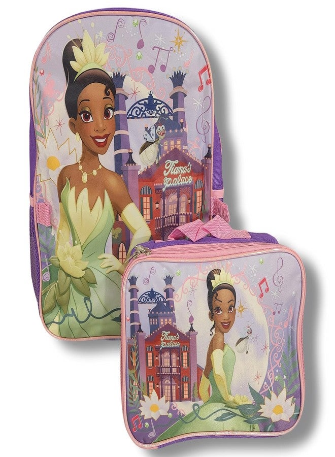 روز حقيبة ظهر للبنات من روز برينسيس تيانا، مقاس كامل 16 بوصة، مع صندوق غداء قابل للفصل - Image 4