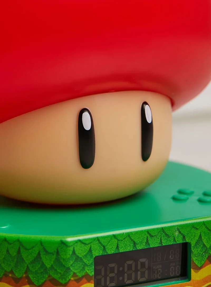 Paladone Super Mario Mushroom Digital Alarm Clock
