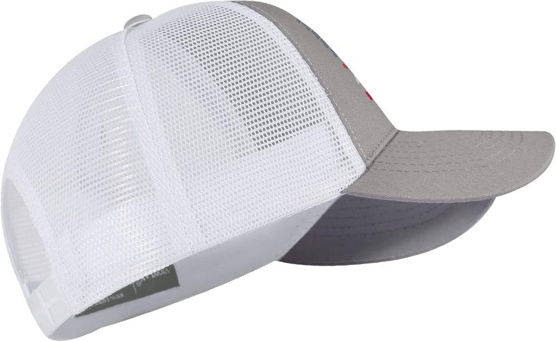 VIONLAN Baseball Cap American Flag Trucker Hat for Men Women 3D Embossed Logo Adjustable Outdoor Mesh Snapback Hat - Image 3