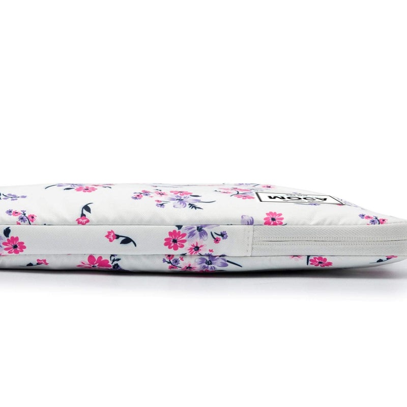 Moca Bag Sleeve for 13 13.3 inch MacBook Air Pro Retina 13 13.3 inch a1466 a1369 a1502 MacBook 13 13.3 inch Sleeve Bag Cover (Pink Flower, 13.3 inch MacBook/Laptops) - Image 4