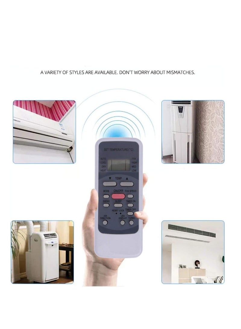 R51M/E Remote Control Replacement for Midea Air Conditioner, Universal Air Conditioner Remote Control Fit for Midea Brand - Image 4