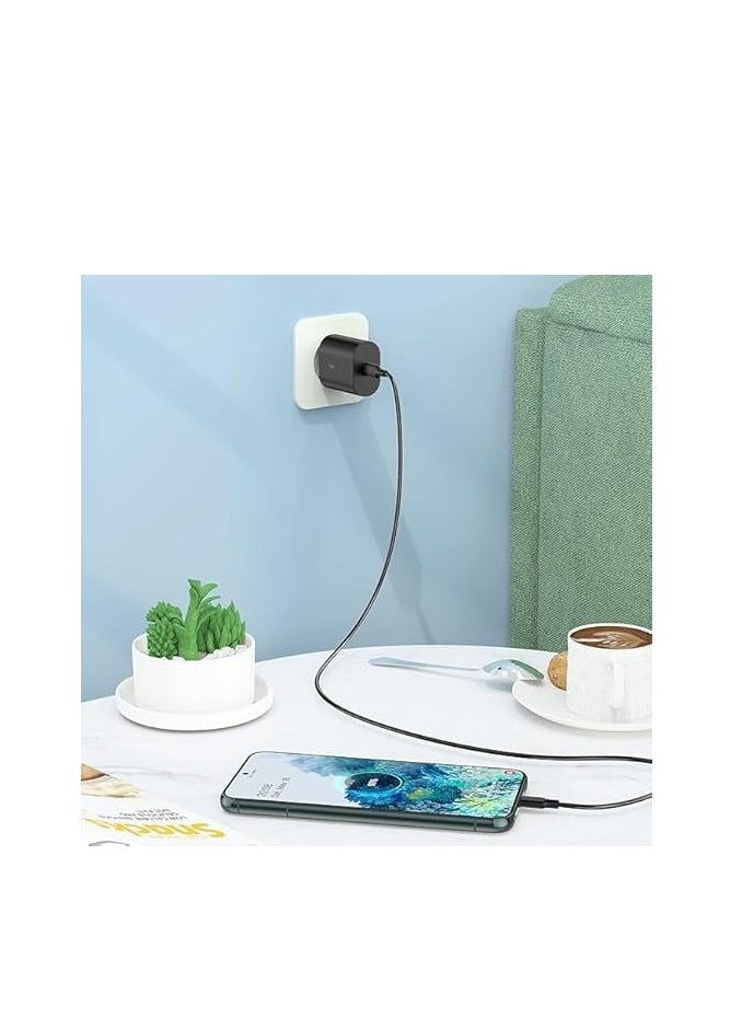 Generic Fast Charger 45W With Type-C To Type-C Cable Compatible With Samsung - Black  - Image 5