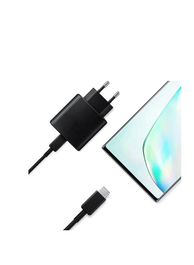 Generic Fast Charger 45W With Type-C To Type-C Cable Compatible With Samsung - Black  - Image 4