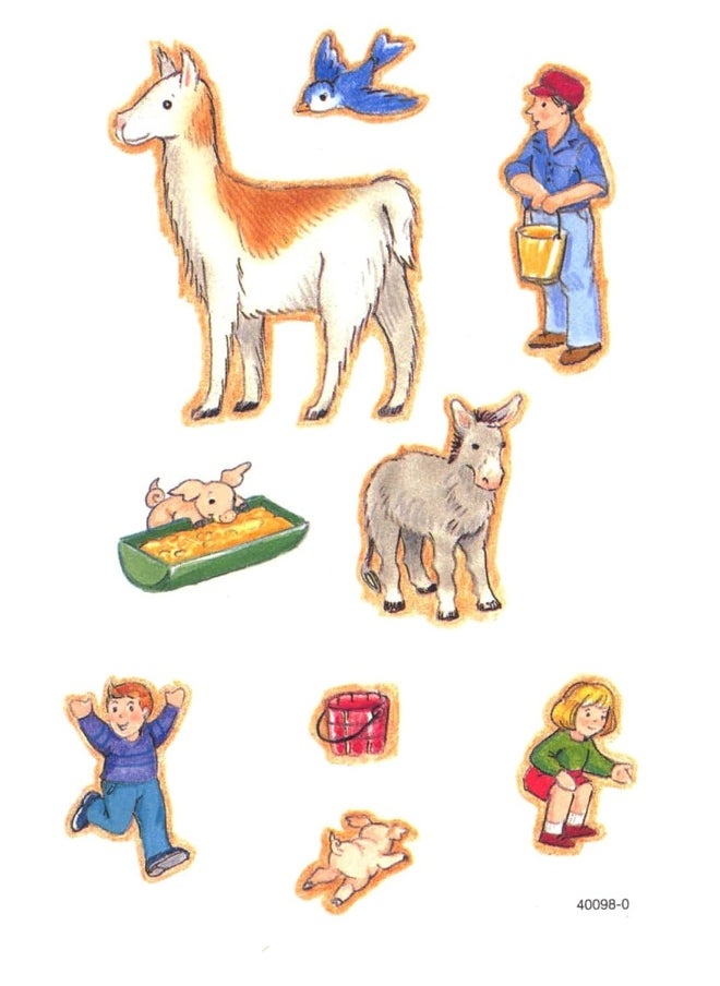 Petting Zoo Sticker Activity Book