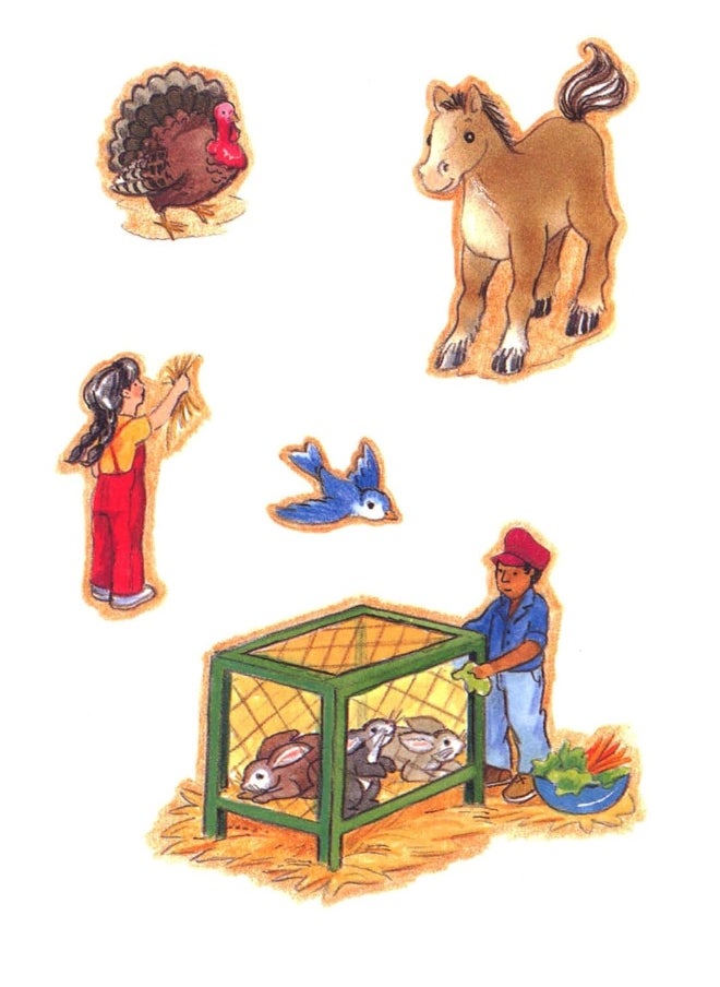 Petting Zoo Sticker Activity Book