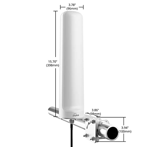 Peplink Cellular & WiFi Antenna Maritime 10 | 5G/LTE Connectivity 2x2 MIMO Dual Band Ultra-Wide Bandwidth | Built-in High Gain Amplifier GPS Receiver | Designed for Long Range and Maritime Excellence - Image 3