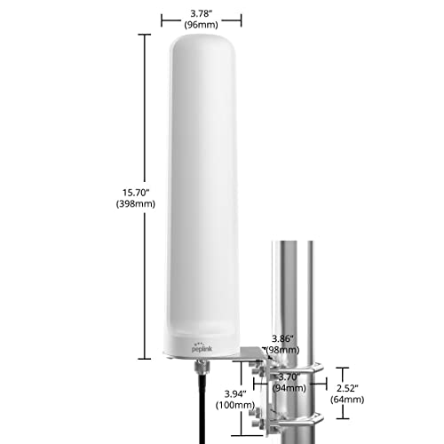 Peplink Cellular & WiFi Antenna Maritime 10 | 5G/LTE Connectivity 2x2 MIMO Dual Band Ultra-Wide Bandwidth | Built-in High Gain Amplifier GPS Receiver | Designed for Long Range and Maritime Excellence - Image 4