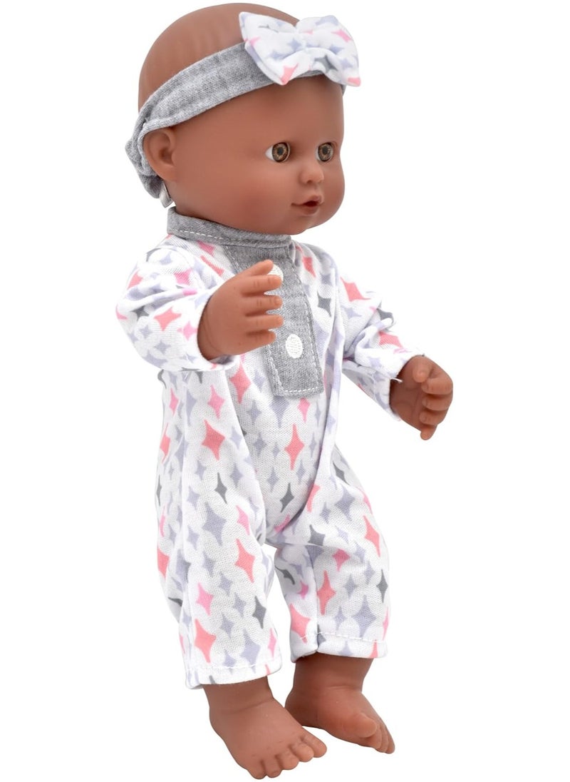 dolls world - Little Poppets 10 inch Deluxe Twin Bathable vinyl Doll from Peterkin gift for kids of Age above 10 months - Image 1
