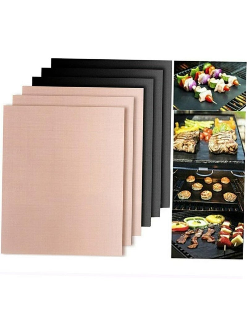 هوميرا طقم حصائر بديلة للشواية، قطعتان، مقاسان: 40×34 سم و35×24 سم. سهلة الاستخدام، مناسبة للشواية والفرن، لتنظيم الطعام بشكل كامل. - Image 2