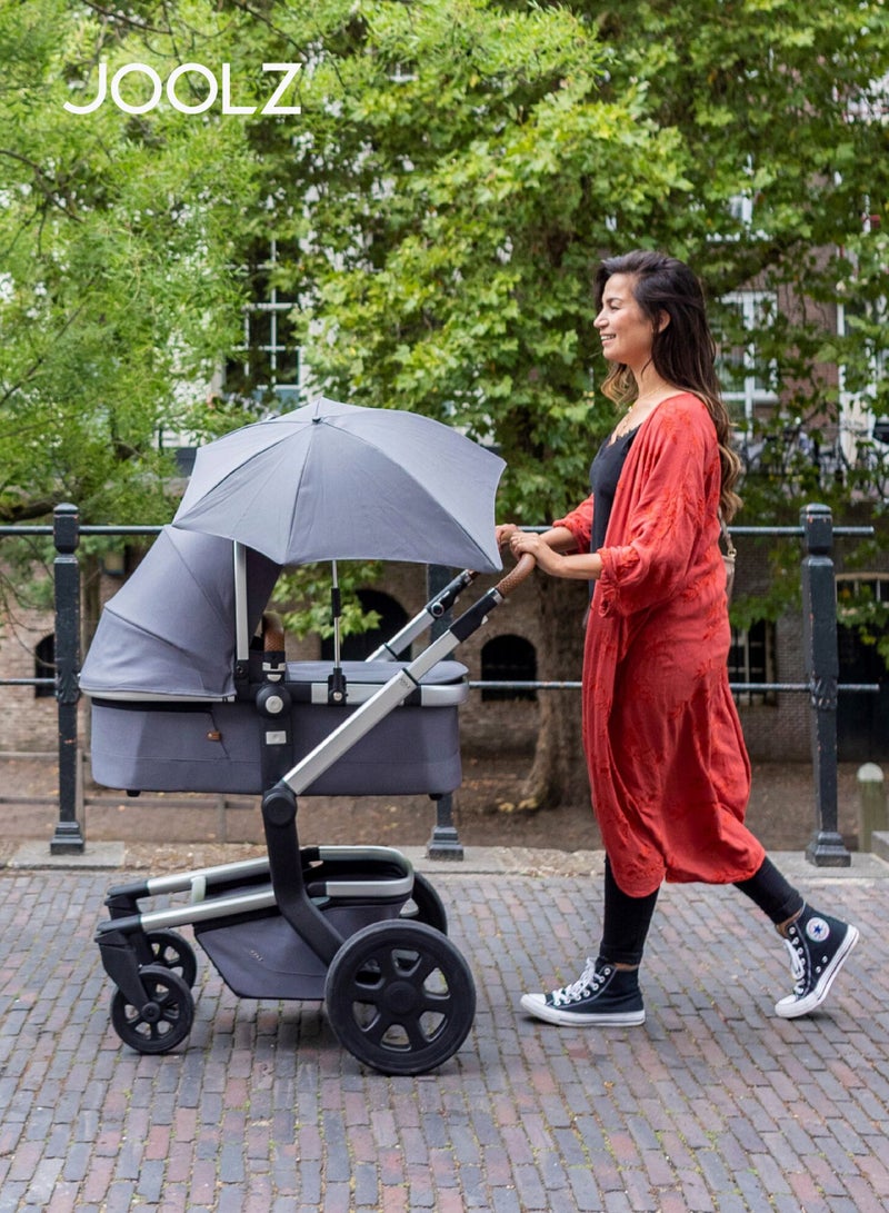 JOOLZ Universal Baby Stroller Parasol UPF50+ Sun Protection | Adjustable Flexible Arm Clip-On Umbrella | Space Black | Fits Multiple Strollers | Lightweight Shade 30 CM - Image 2