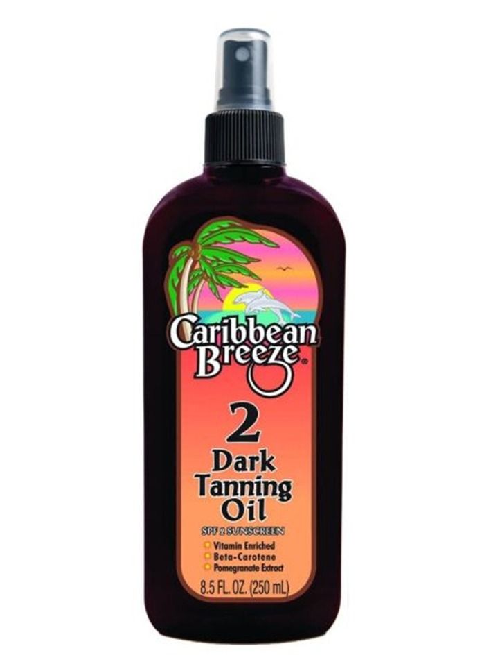 كاريبيان بريز زيت التسمير الداكن بعامل حماية من الشمس SPF 2 250ملليمتر