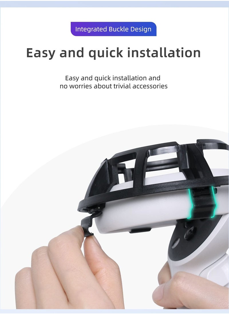 Generic Pack of 2 Game Controller Protective Ring Anti-collision Quick Release Gamepad Protector Virtual Reality Accessories  - Image 4