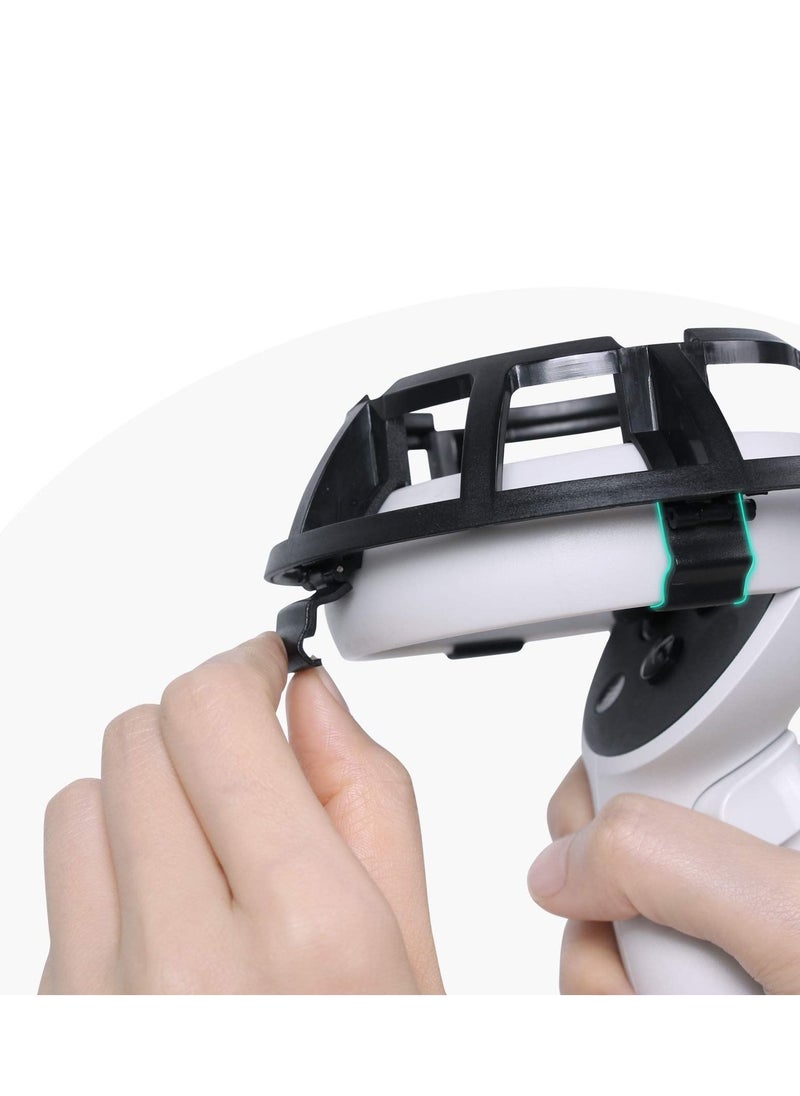 Generic Pack of 2 Game Controller Protective Ring Anti-collision Quick Release Gamepad Protector Virtual Reality Accessories  - Image 3