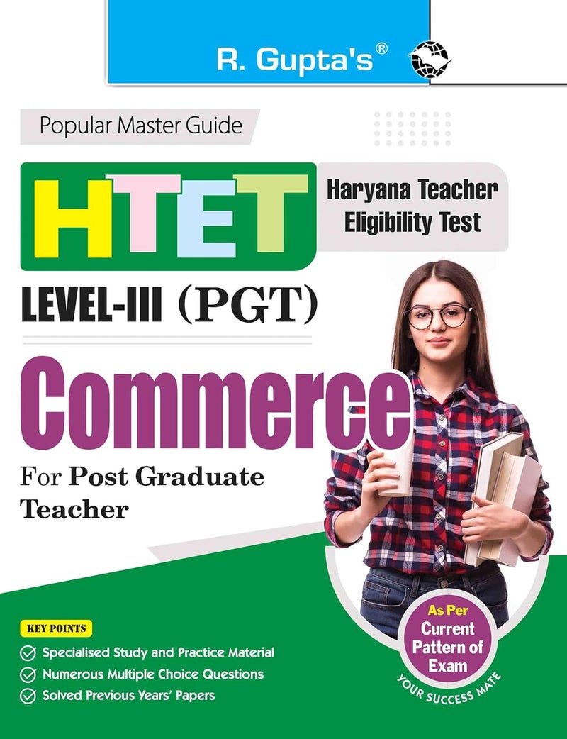 HTET (PGT) Post Graduate Teacher (Level-3) Commerce Exam Guide  - Image 1