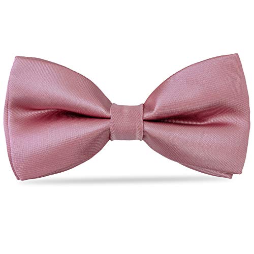 Kajeer Kids Boys Silk Bow Ties - Adjustable Bowtie for Baby Toddler Gifts(Pink) - Image 1