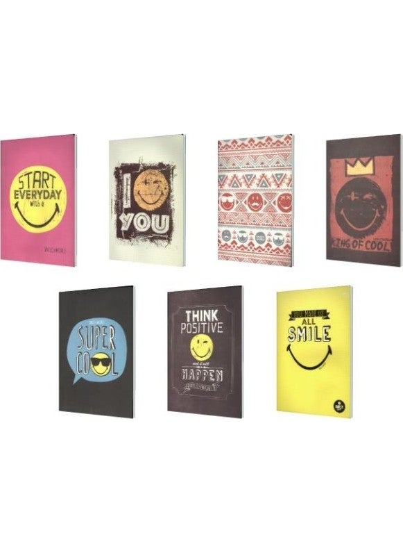 Mynote Smiley Campus Notebook 26X18,5CM 40 Sheets Checkered  - Image 3