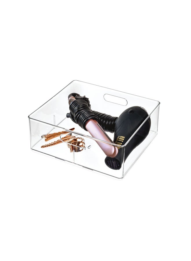 Stackable Hair Dryer Organizer Clear