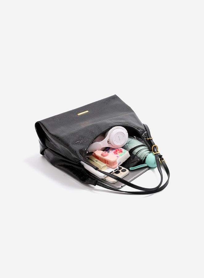 Women's Cracked Wax Leather Hobo Bag - Vintage Style Shoulder & Crossbody Handbag - Image 5
