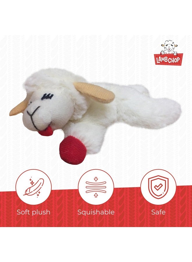 مالتي بيت لعبة قطط محشوة على شكل لحم ضأن مع عشبة النعناع البري من مولتيبيت - لعبة مضغ صغيرة لجميع القطط - لعبة قطط محشوة فائقة النعومة - لعبة قطط محشوة للقطط الصغيرة للاحتضان واللعب - لعبة حيوانات أليفة لطيفة (4 بوصات، كريمي) - Image 3