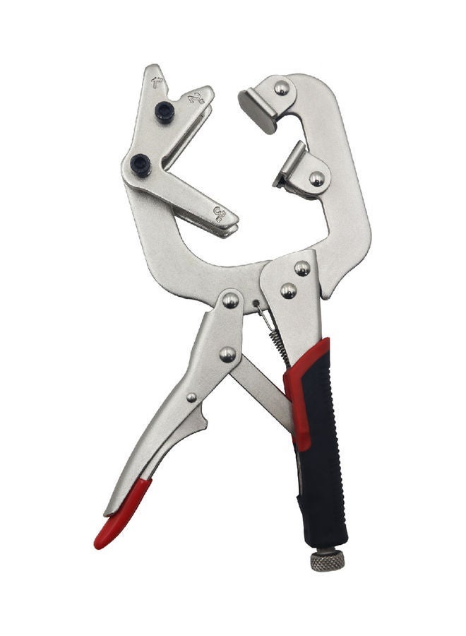 NIBEMINENT Multi-Murpose Right Angle Welding Clamp Silver/Black  - Image 1