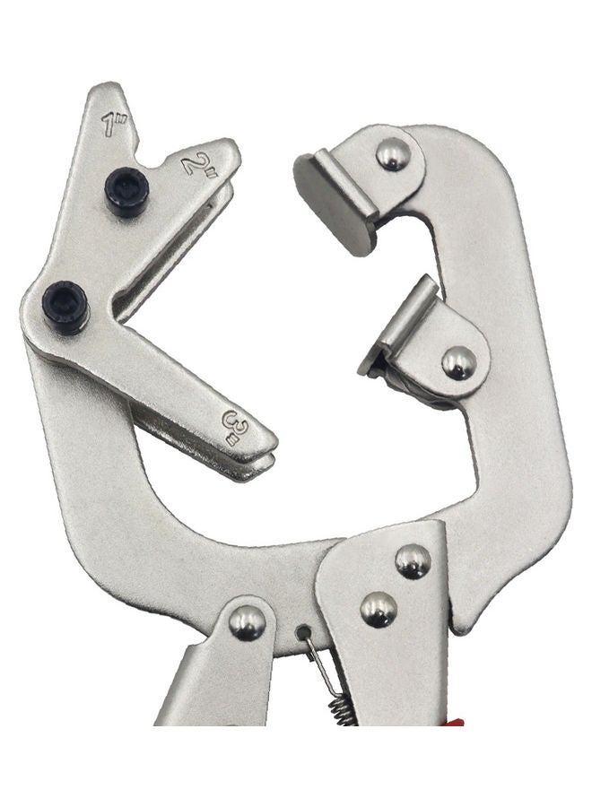 NIBEMINENT Multi-Murpose Right Angle Welding Clamp Silver/Black  - Image 3