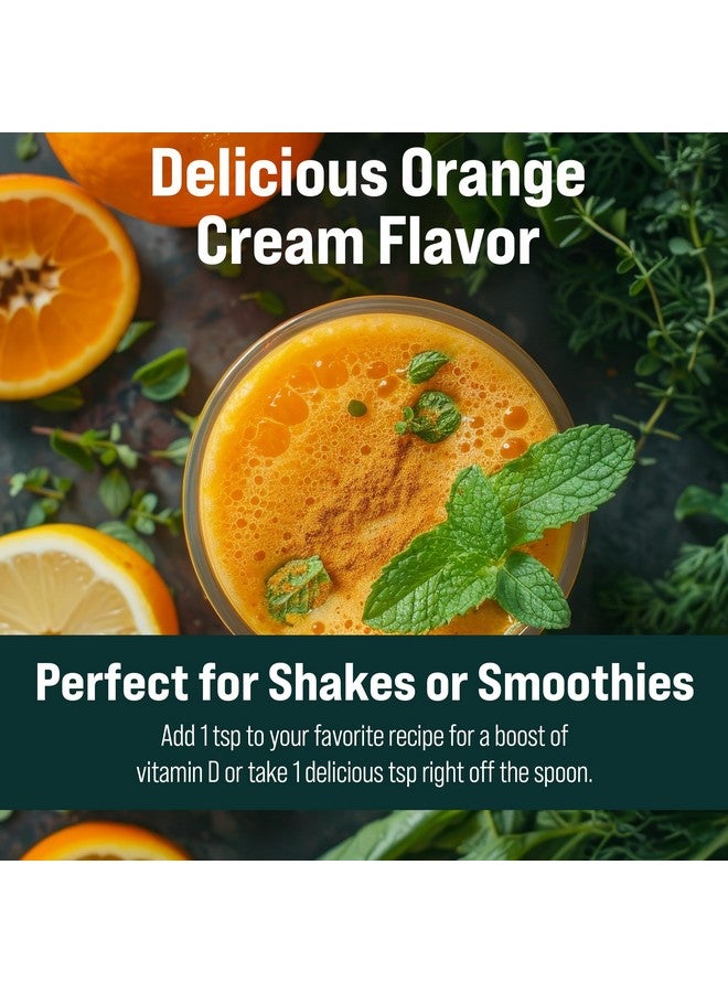 Natural Force Pure Vitamin D - Liquid D3 & K2 with Coconut MCT -1,000 IU, Immunity & Nutrient Absorption Booster- Vegan - Orange Cream, 16 fl oz - Image 5
