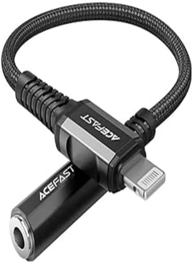 ACEFAST - ACEFAST C1-05 Lightning To 3.5Mm Aluminum Alloy Headphones Adapter Cable - Image 1