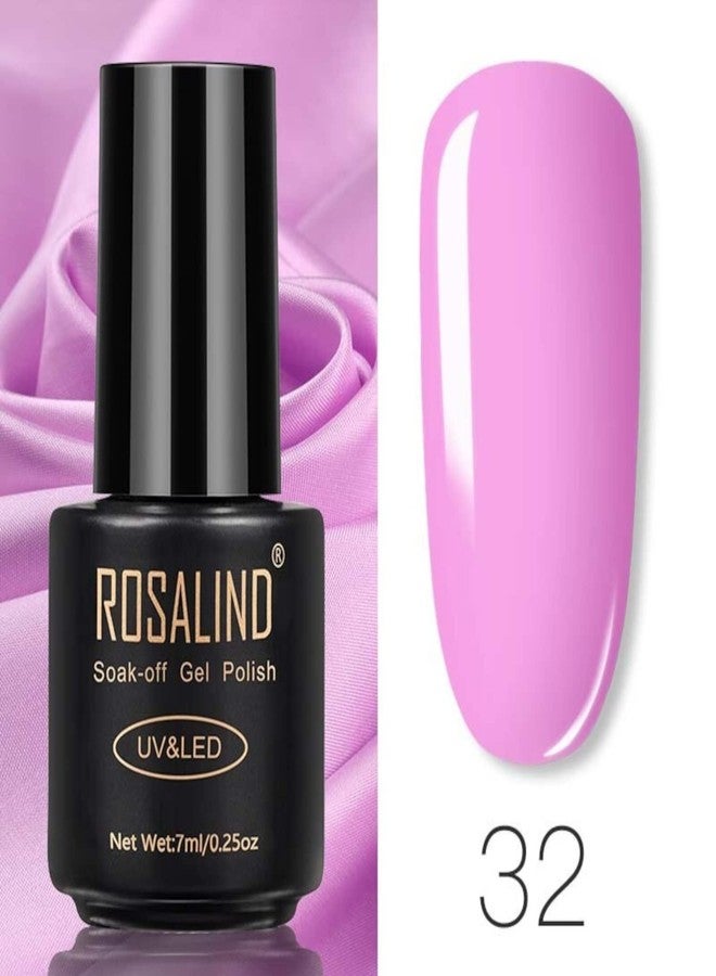 ROSALIND Gel Nail Polish UV LED Nail Polish Nail Manicure Long Lasting Nail Art Color Gel Need UV Lamp to Cure UV Gel Polish (7ml-32) - Image 2