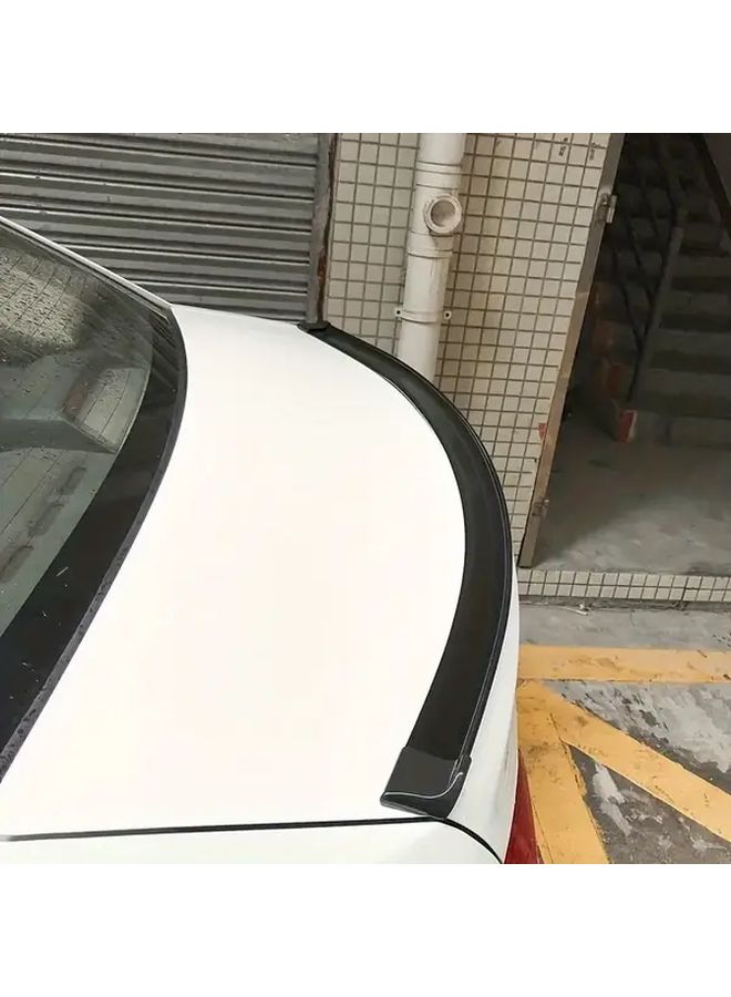 جناح نافذة خلفية عالمي سقف جناح لامع أسود بولي فينيل كلورايد تركيب بدون حفر - Image 3