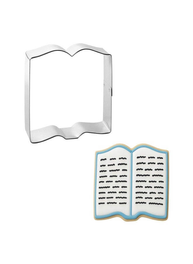 Foose Open Book Cookie Cutter 3.75 in B1524 - Image 1