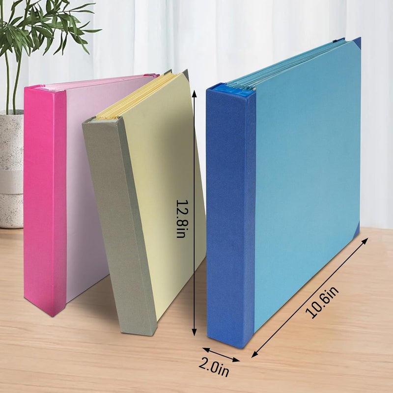 VOLMATE Folio Document Organizer with Labels: Family Emergency Binder with Pockets, Life Binder Kit for Important Documents & Personal Files (Blue) - Image 4