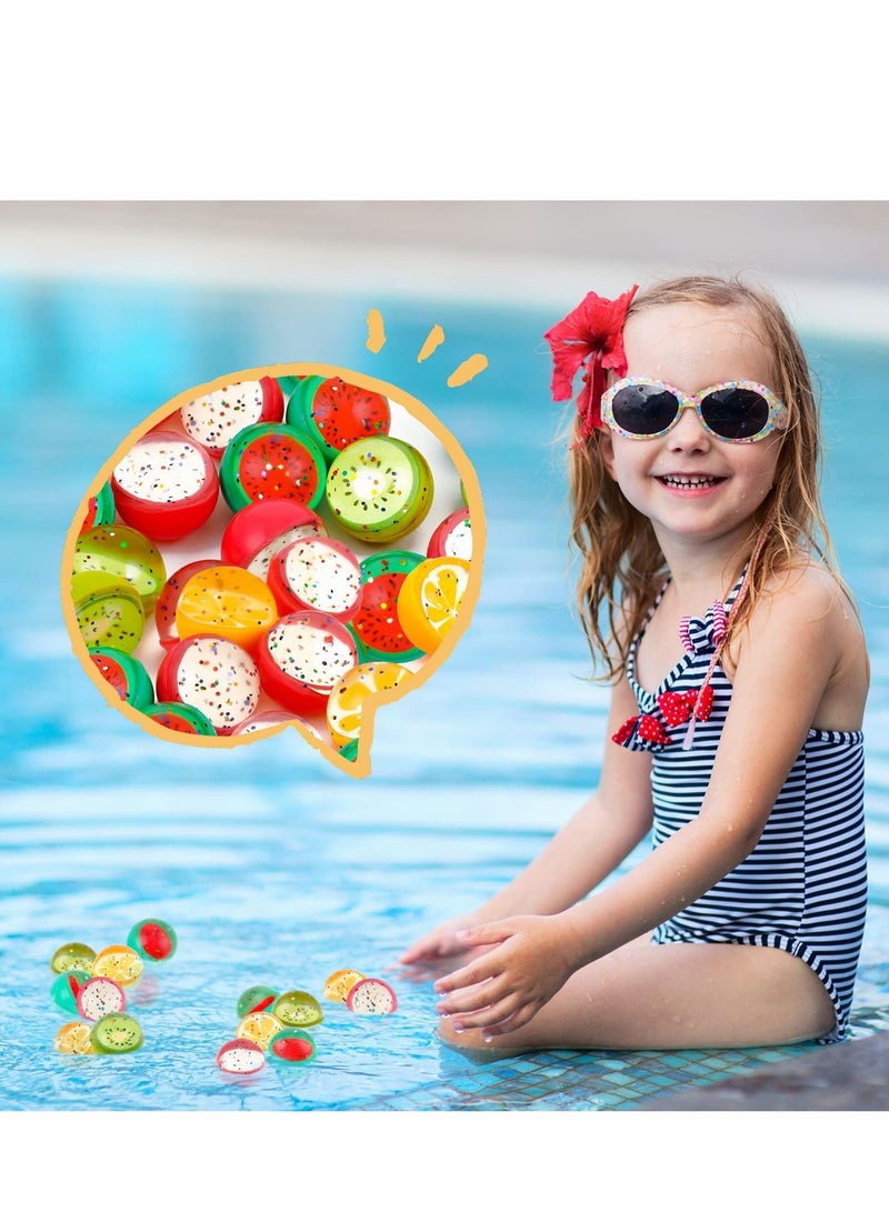 SYOSI Bouncy Balls, 32 mm Fruit Theme Bounce Rubber Balls, Bulk High Bouncing Balls for Kids Party Favors, Prizes, Rubber Bouncing Balls Game Vending Machines Party Favors Birthdays Gift - Image 5