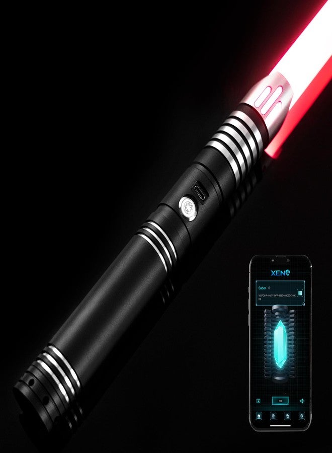 DAMIENSABER RGB V3 Smooth Swing Light Saber 16 Sound Fonts, Motion Control Light Sabers, Infinite Color Changing and 16 RGB Light Saber for Adults Support Heavy Dueling - Image 1