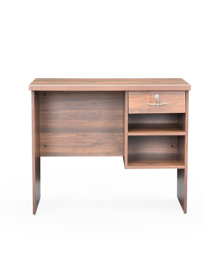 Royaloak Lucy Computer Table for Home Office | Engineered Wood Office Desk | Melamine Finish | Spacious Workstation with Drawer Storage | Modern & Durable Study Table | Thick Table Top & Legroom - Image 3