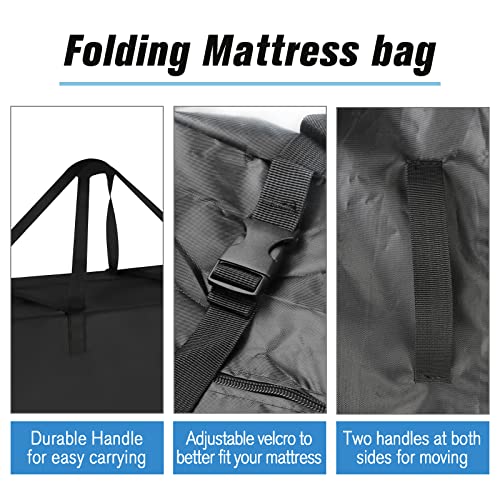 Jungda Folding Mattress Storage Bag, Carry Case for Trifold Mattress,Fit 3 Inch Tri Foldable Twin/Twin xl Mattress (Mattress NOT Included)-38"L x 9"W x 25"H - Image 3