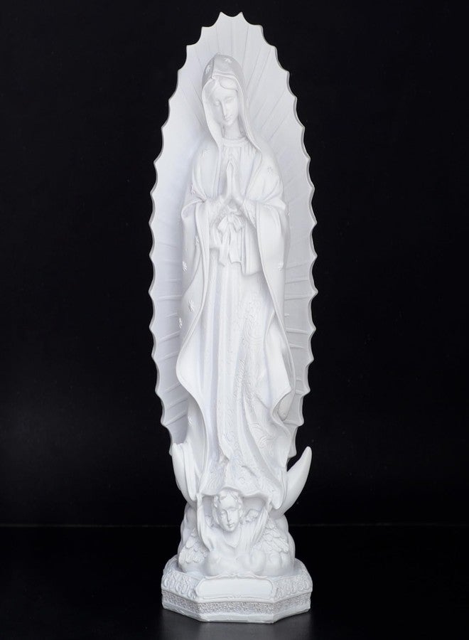 KOMI Virgen de Guadalupe Statue 12 Inch Resin Our Lady of Guadalupe Mexico Figure Statue for Home Altar Decor Blessed Holy Mother Virgin Mary Sculpture Religious Gifts - Image 1
