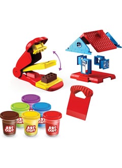 Apexma Brick Making Apparatus Play Dough House Set 600 gr - Fun Dough House Making Game  - Image 2