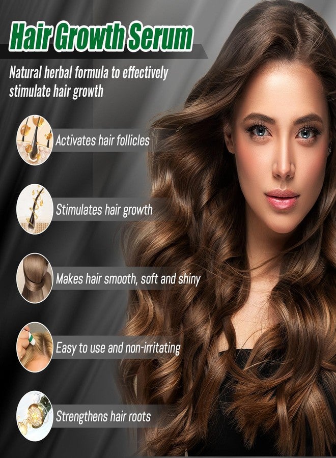 W3W Hair Growth Serum, Orrenaturals Hair Revival Ampoule 3% Rosemary Hair Growth Serum Roll On 30ml Scalpy Hair Growth Oil for Hair Loss&Thinning - Image 5