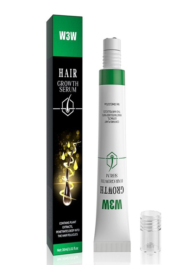 W3W Hair Growth Serum, Orrenaturals Hair Revival Ampoule 3% Rosemary Hair Growth Serum Roll On 30ml Scalpy Hair Growth Oil for Hair Loss&Thinning - Image 1