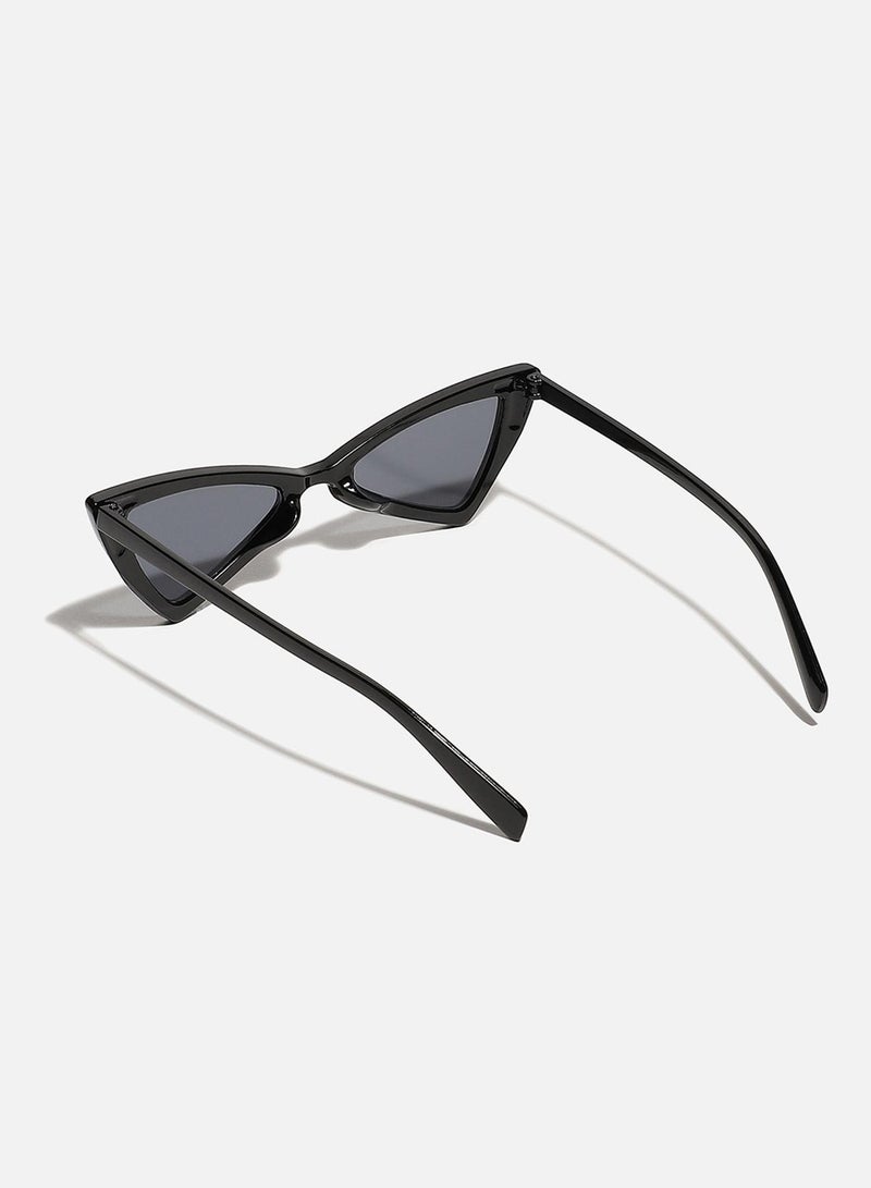 Haute Sauce Black Frame Retro Sunglass - Image 4