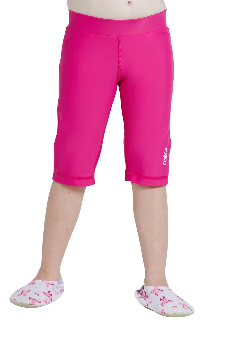 COEGA SUNWEAR COEGA Girls Kids Long Swim Shorts - Pink Bows