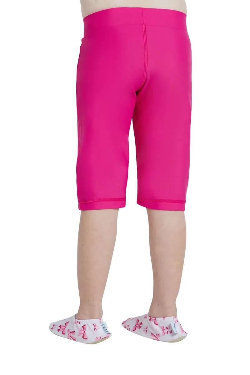 COEGA SUNWEAR COEGA Girls Kids Long Swim Shorts - Pink Bows