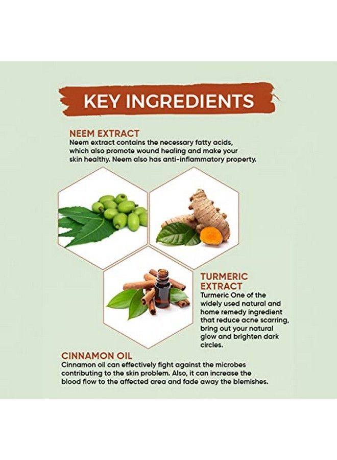 OSHEA Herbals Neempure Anti Acne & Pimple Face Wash Sebum Control ; Deep Cleansing ; Remove Pimples ; Impurities ; All Skin Types 150Gm - Image 5