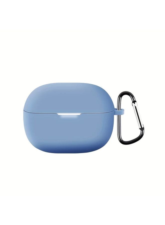 Sky Blue Soft Silicone Protective Case For Redmi Buds 5 Pro Wireless Earbuds - Image 1