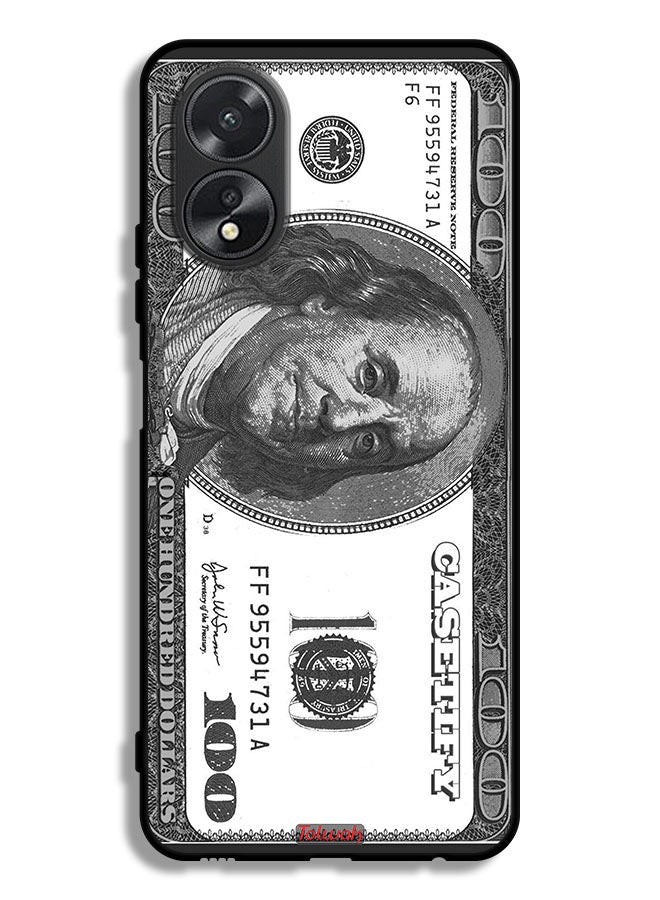 Tolwak Oppo A38 Protective Case Cover Dollar Pattern - Image 1