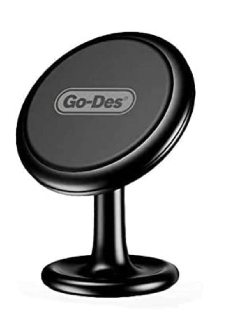 GO-DES HD658 360° Rotation Super Magnetic Mobile Phone Car Holder for All Mobiles, Tablets and iPads - Image 1