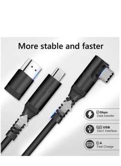 KASTWAVE Compatible for Oculus Quest 2 Link Cable 16FT, VR Headset Cable for Oculus Quest 2 / Quest 1, USB 3.2 Type C to C High Speed Data Transfer Charging Cord for Gaming PC & USB C Chargers  - Image 3